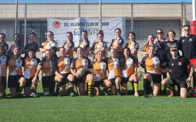 El Sènior femení del Sabadell Rugbi Club durant un partit | @sabadellrc